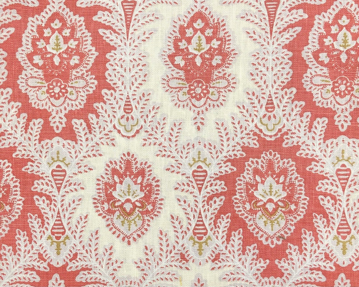62452 Brighton Red/Grey Jane Shelton Fabrics