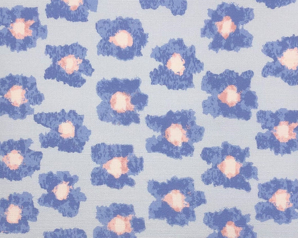 2808-2 Poppies Blue/Pink