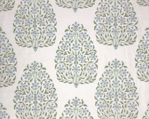 Item# 6277-1 Aspen Block Print Green/Blue