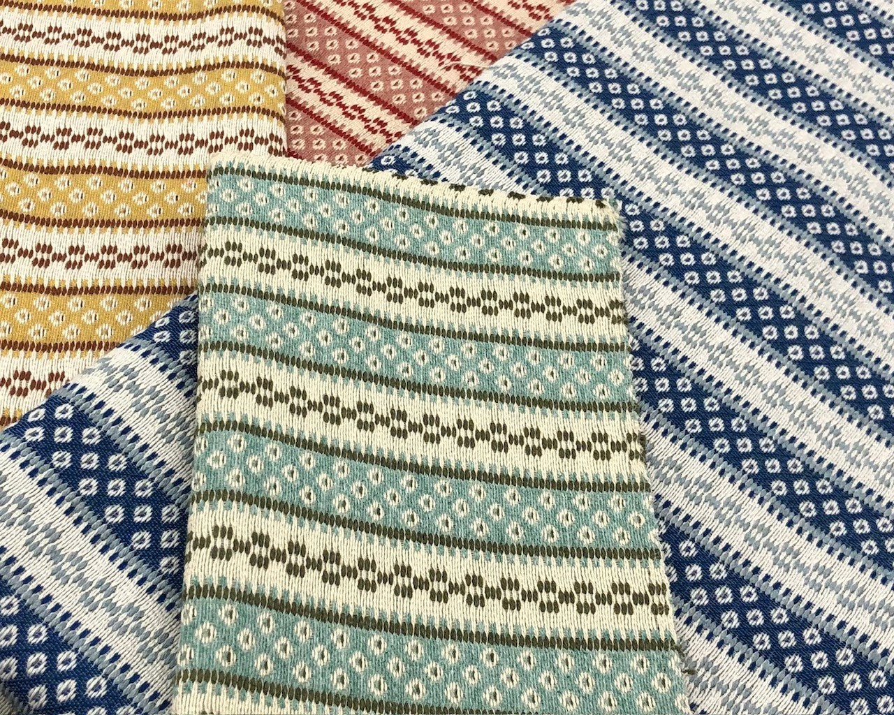 【SATIIIZ】Bellan Stripe Knit Muffler Fred Perry 60s Mod Stripe Raschel Knit Wool Scarf - C4133