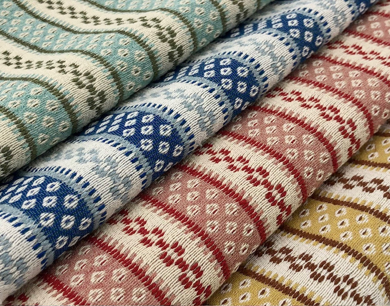 7317-2 Braid Stripe Blue – Jane Shelton Fabrics