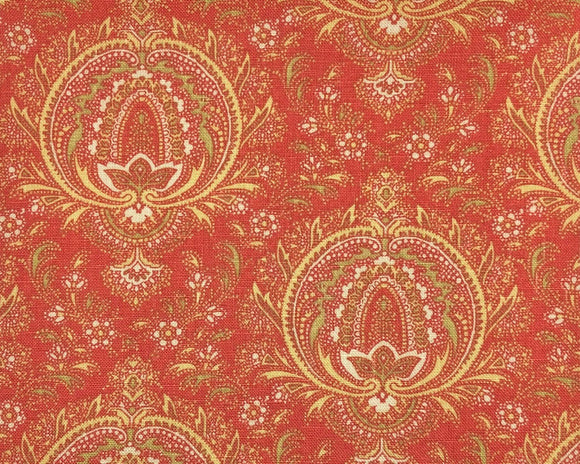 4035-2 Highland Paisley Red
