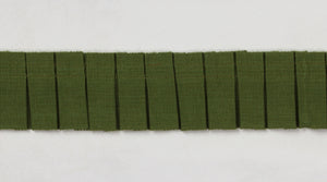 Oxford Pleated Tape - Forest Green